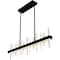 Quoizel Regal Linear Chandelier Led Light Matte Black PCRGL138MBK - alternate 2